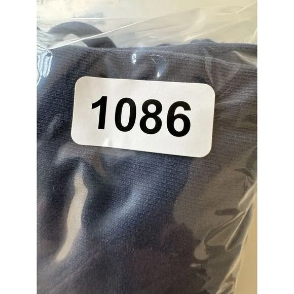 NWT ULLA POPKEN Nightie Dress 32/34 Midi Jersey Knit Pockets Shirt Love Navy‎