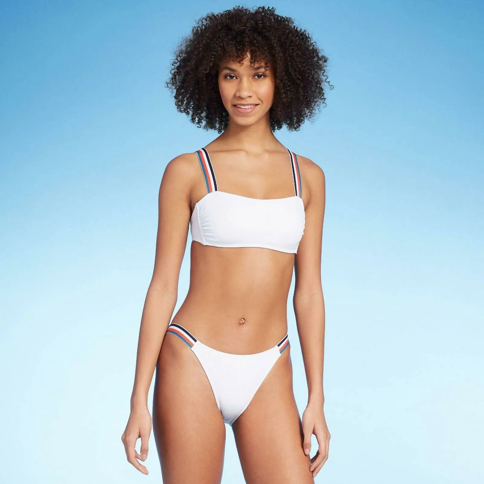 NWT Xhilaration Women's Side Tab Hipster Bikini Bottom. AFU80B Small