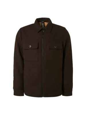 NXS TWEED ZIP OVERSHIRT