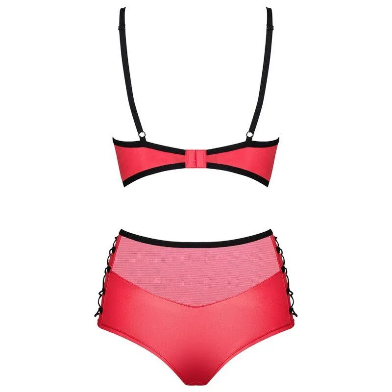 OBSESSIVE - LEATHERIA TWO PIECES SET L/XL