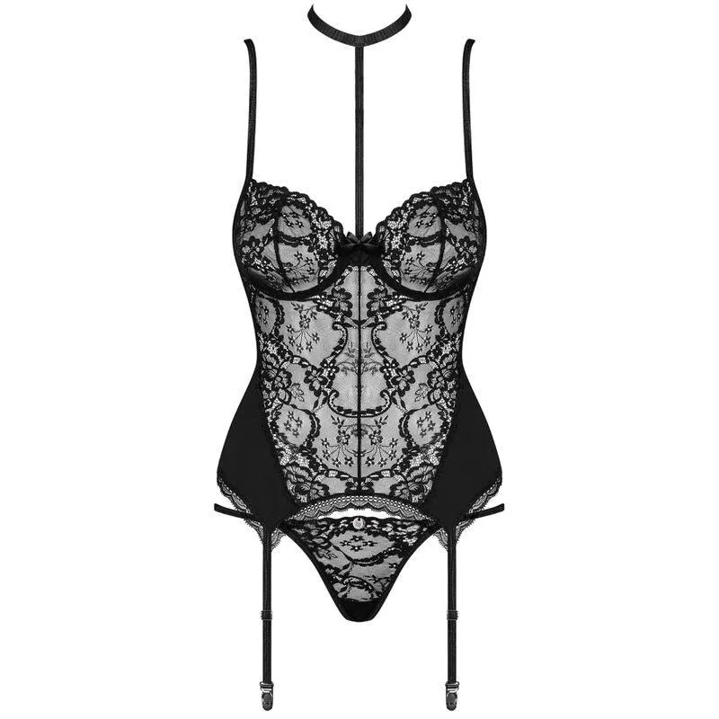OBSESSIVE - RAQUELIA CHEMISE AND THONG L/XL