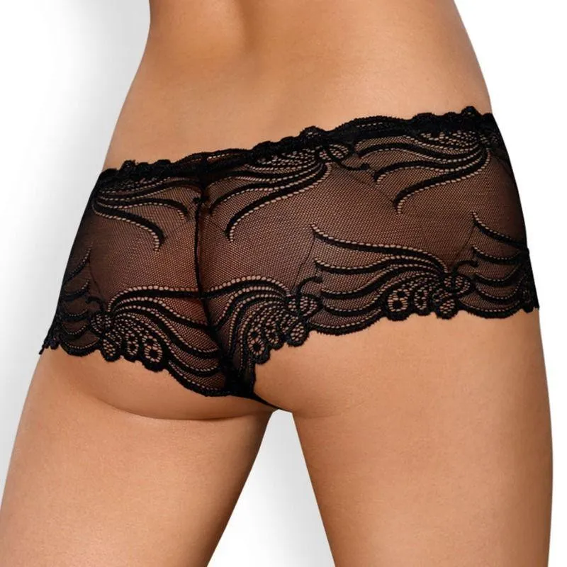 Obsessive - Sexy Lingerie - 828 Shorties - S/M - Black