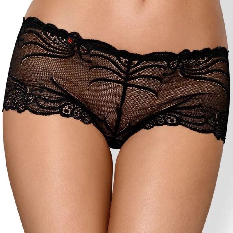 Obsessive - Sexy Lingerie - 828 Shorties - S/M - Black