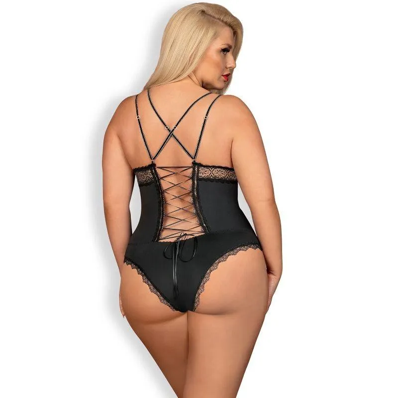 Obsessive - Sexy Lingerie - Lolitte Teddy - XXL - Black