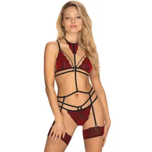 OBSESSIVE - SUGESTINA THREE PIECES SET L/XL