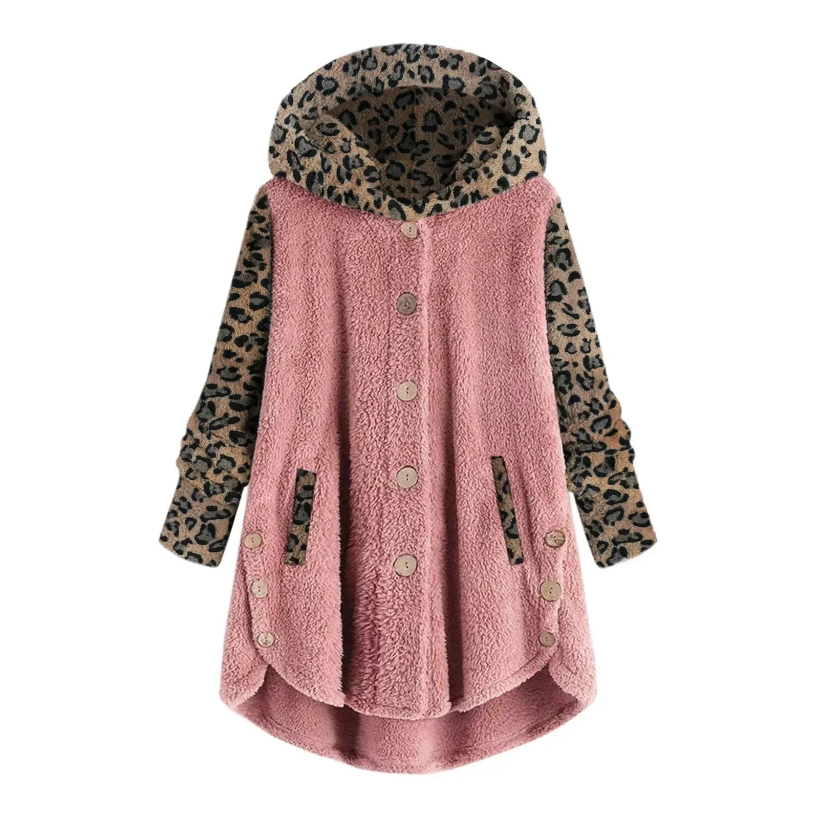 Océane - Leopard patchwork jacket