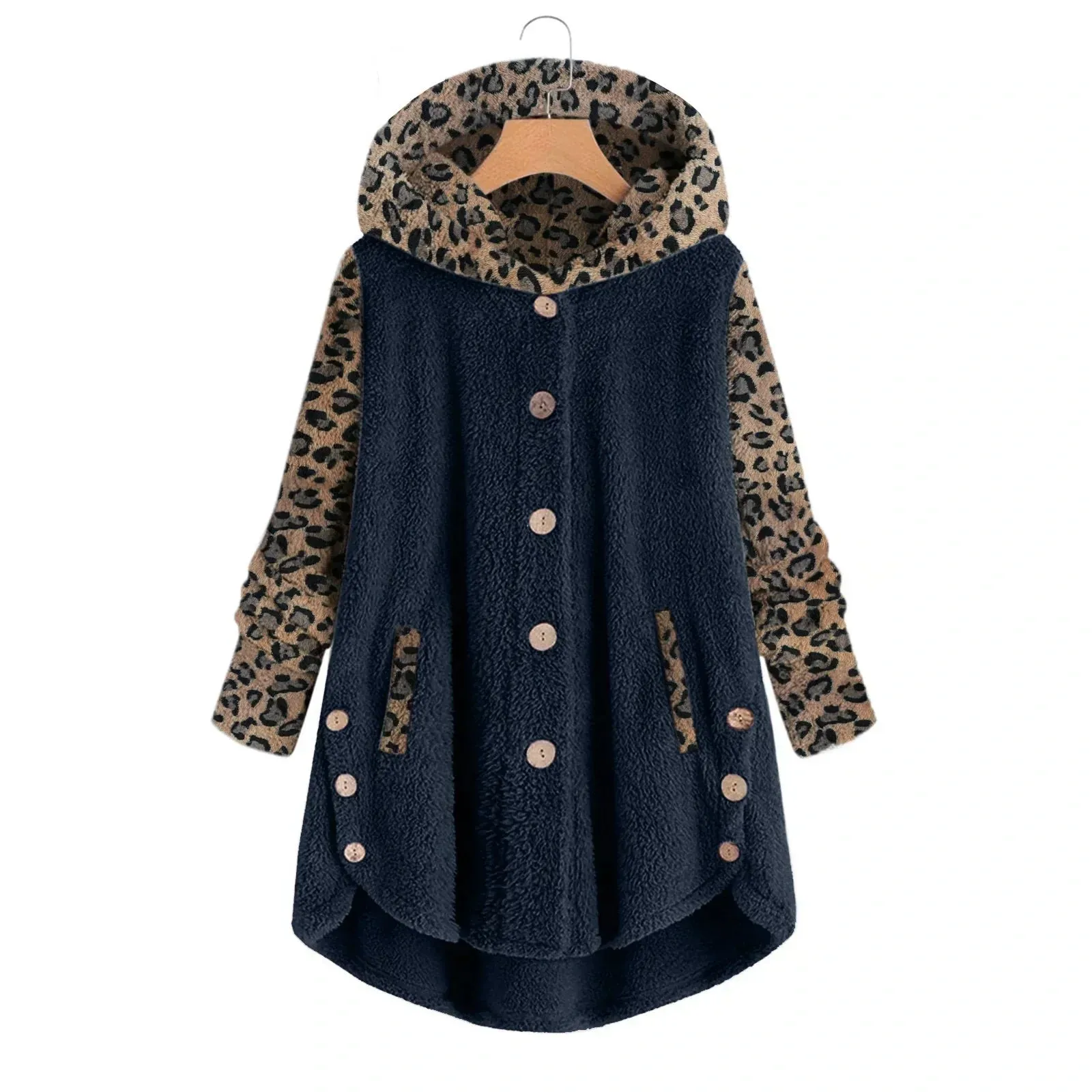 Océane - Leopard patchwork jacket