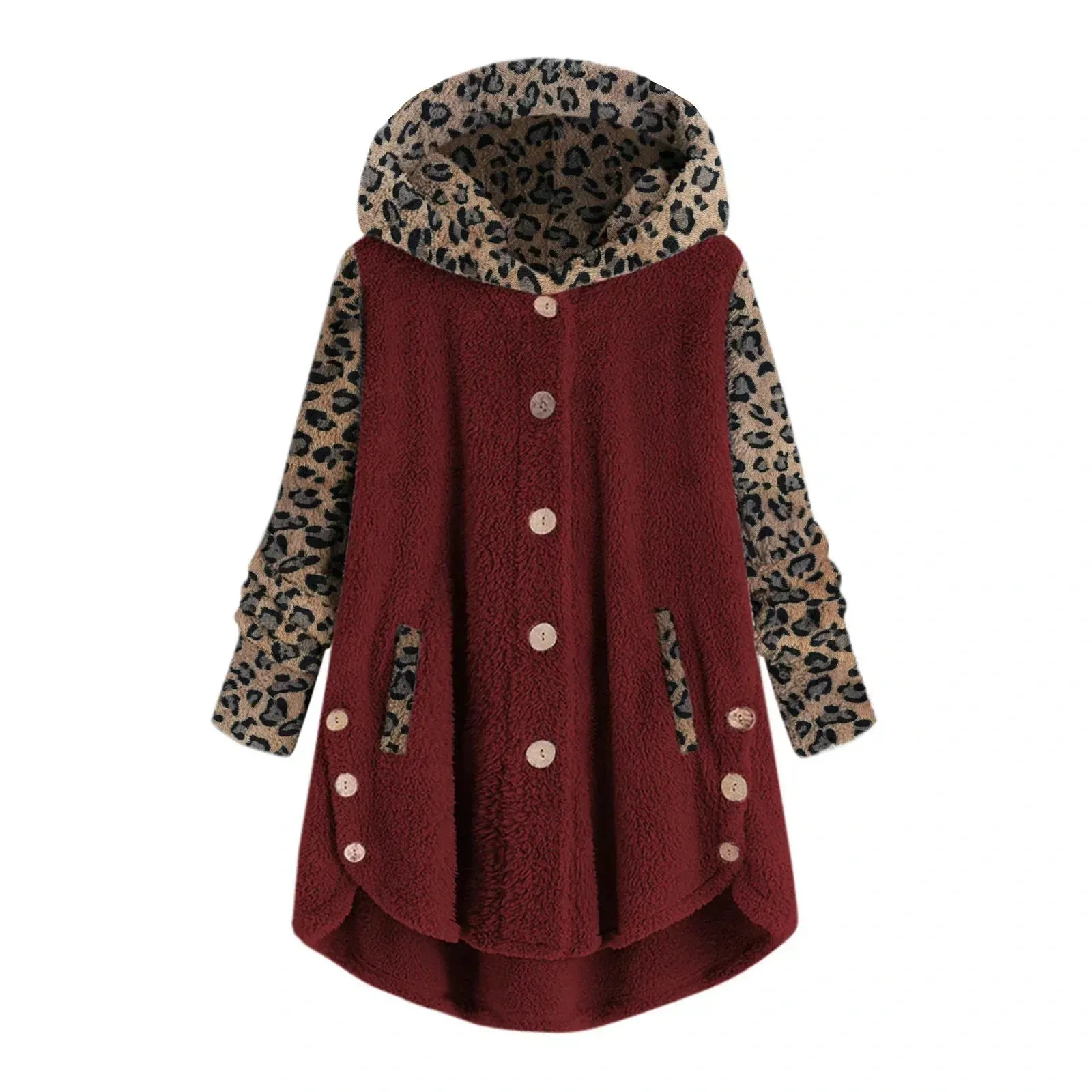Océane - Leopard patchwork jacket