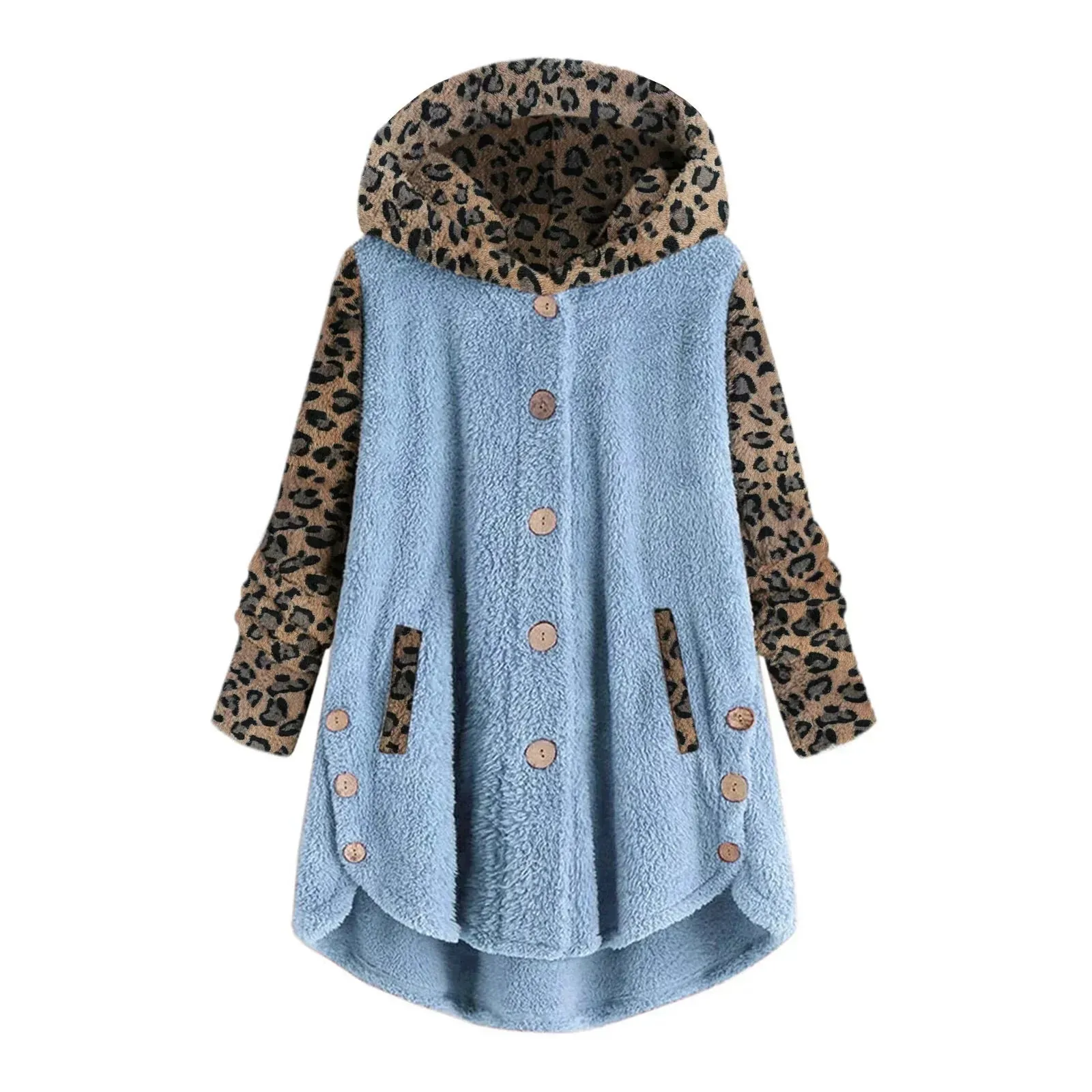 Océane - Leopard patchwork jacket