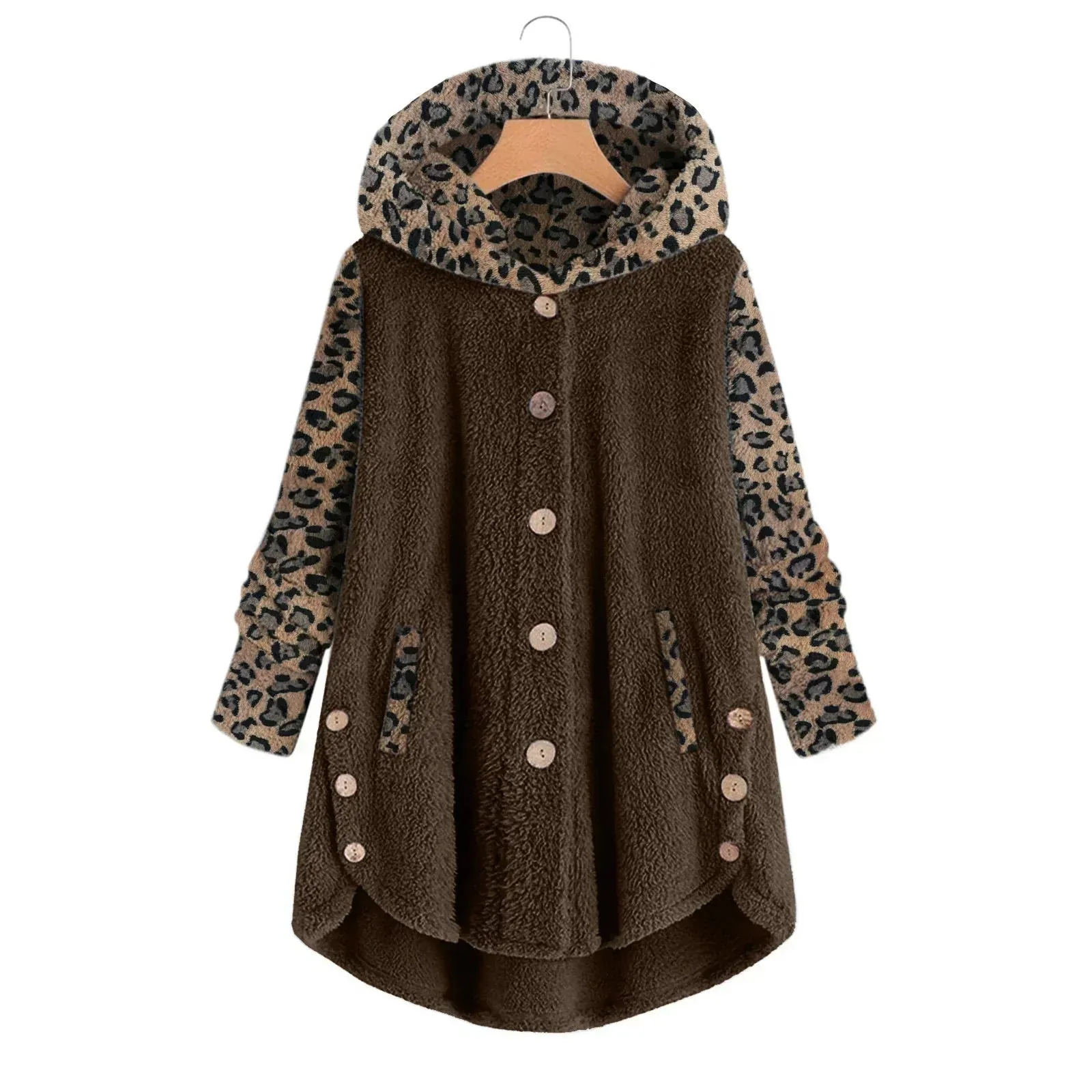 Océane - Leopard patchwork jacket