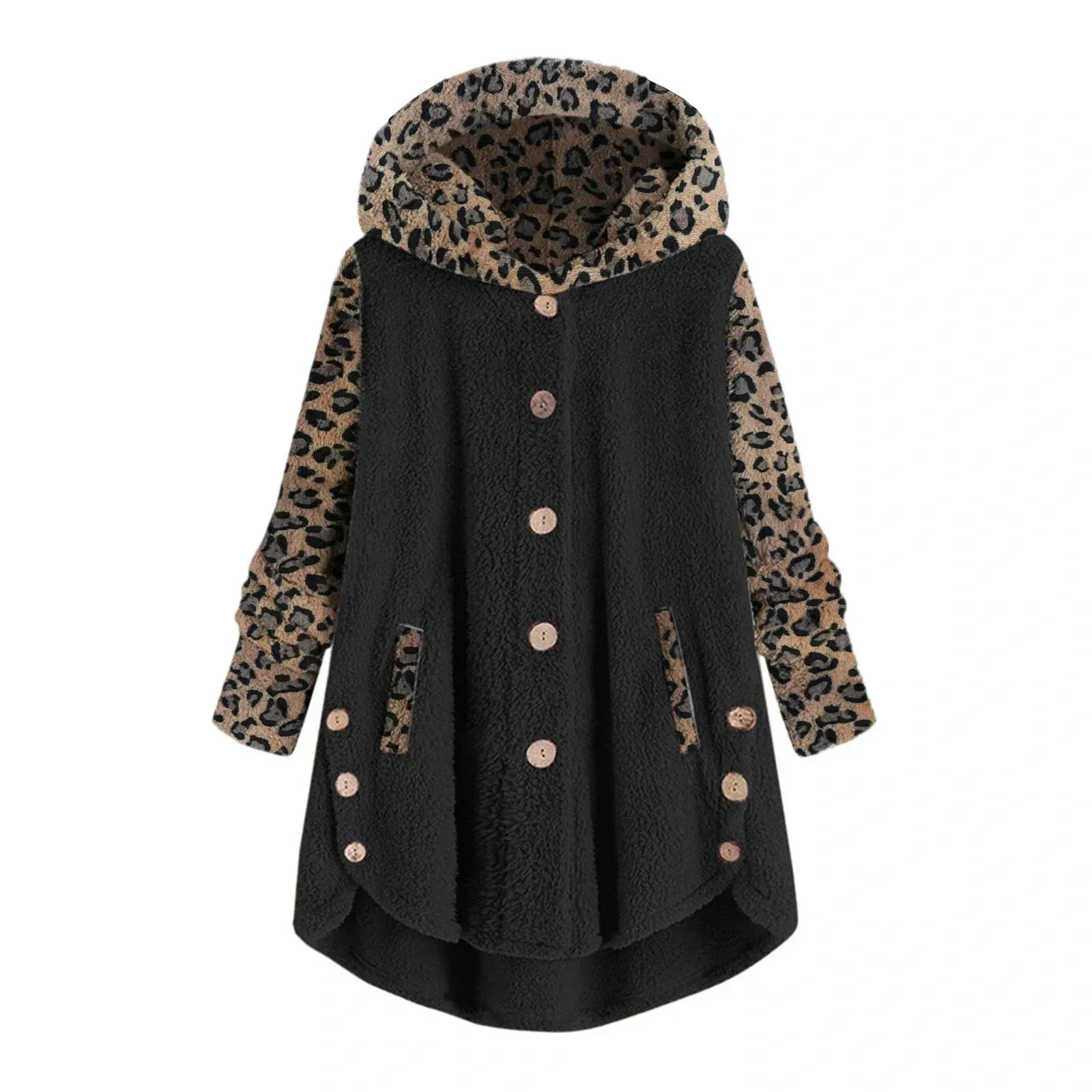 Océane - Leopard patchwork jacket