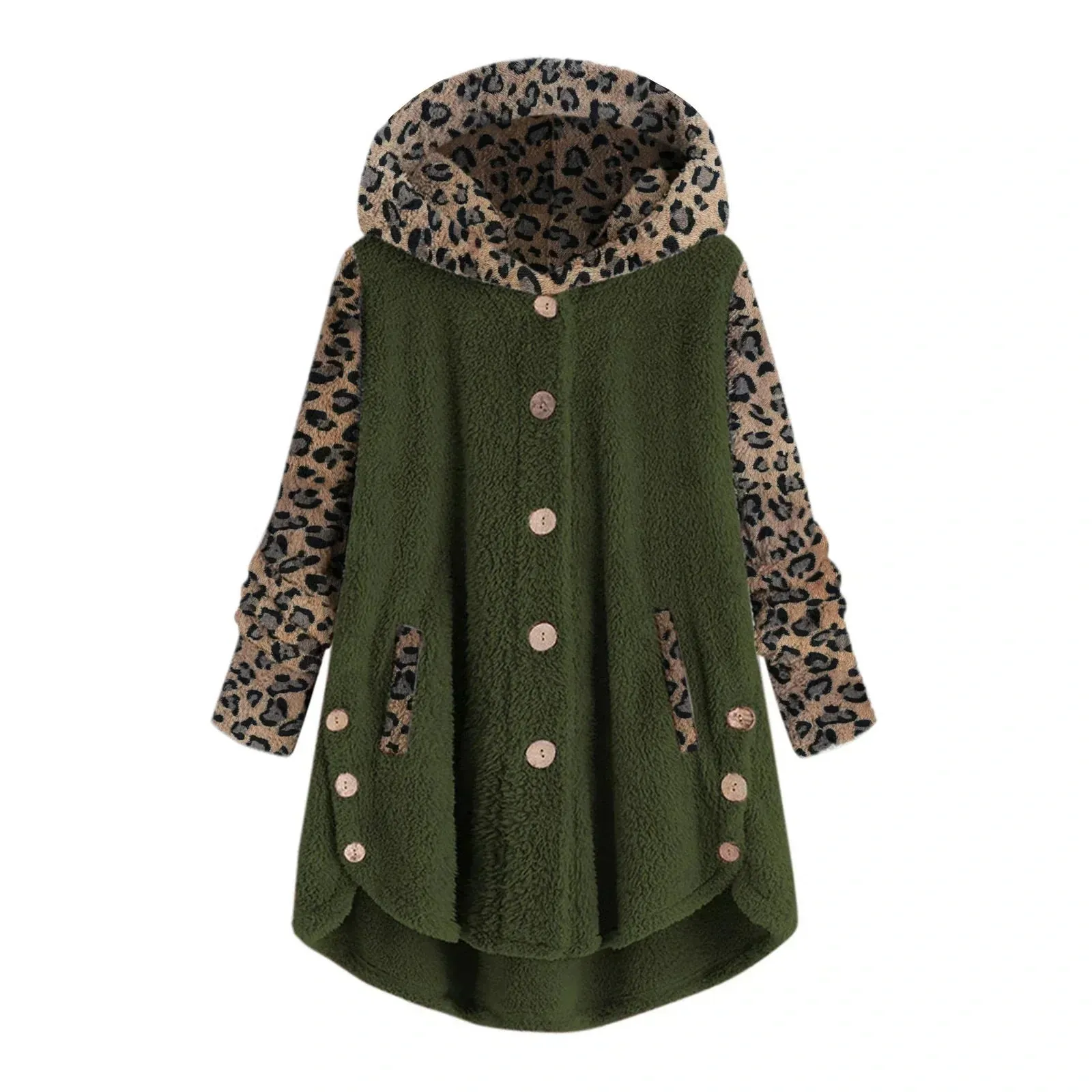Océane - Leopard patchwork jacket