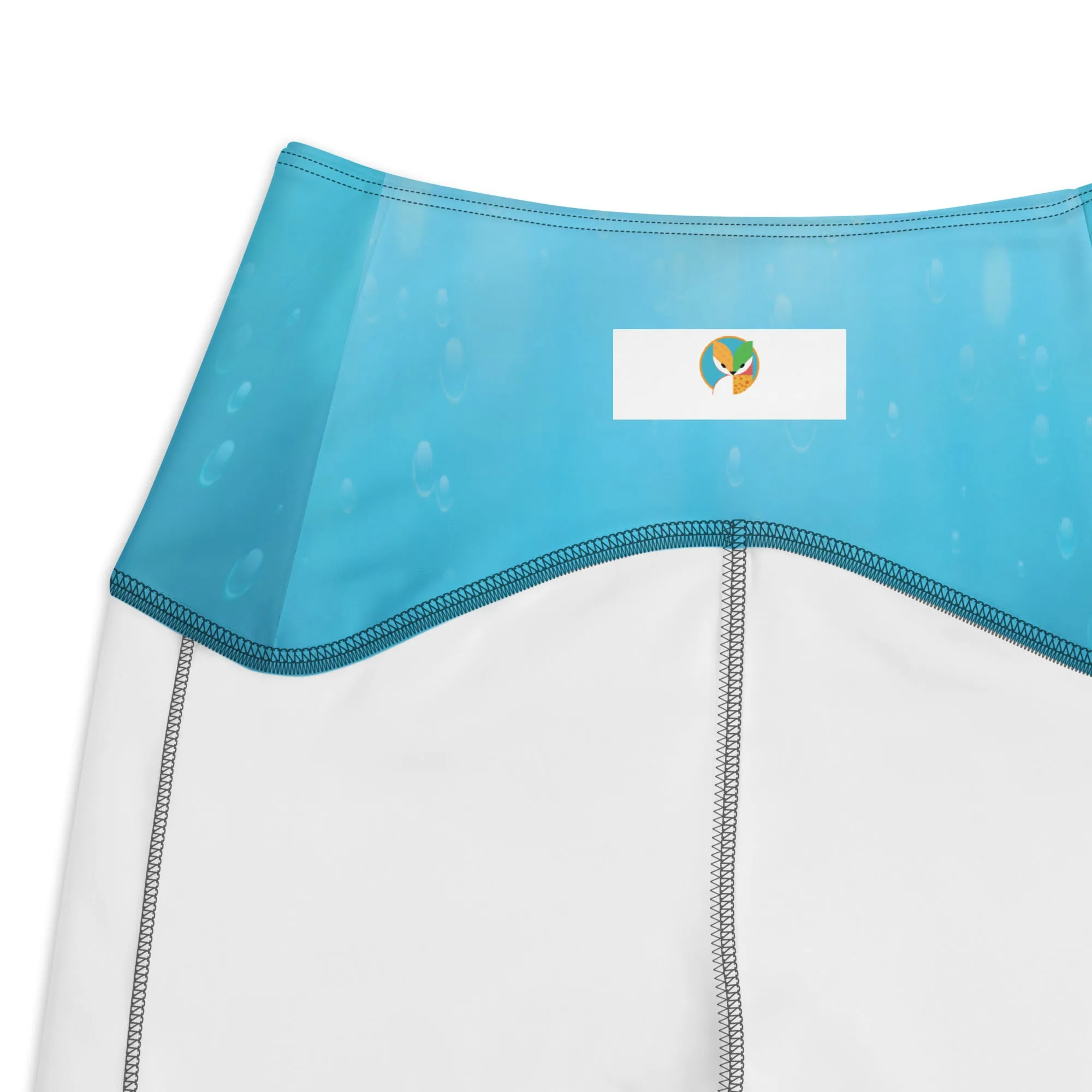 Ocean and Fish Leggings with pockets