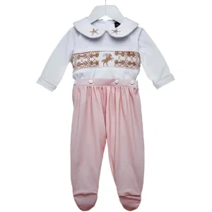 Ocean Baby New Concept Rodeo Smocked Sleepsuit-Outfit Set (NB-18M)