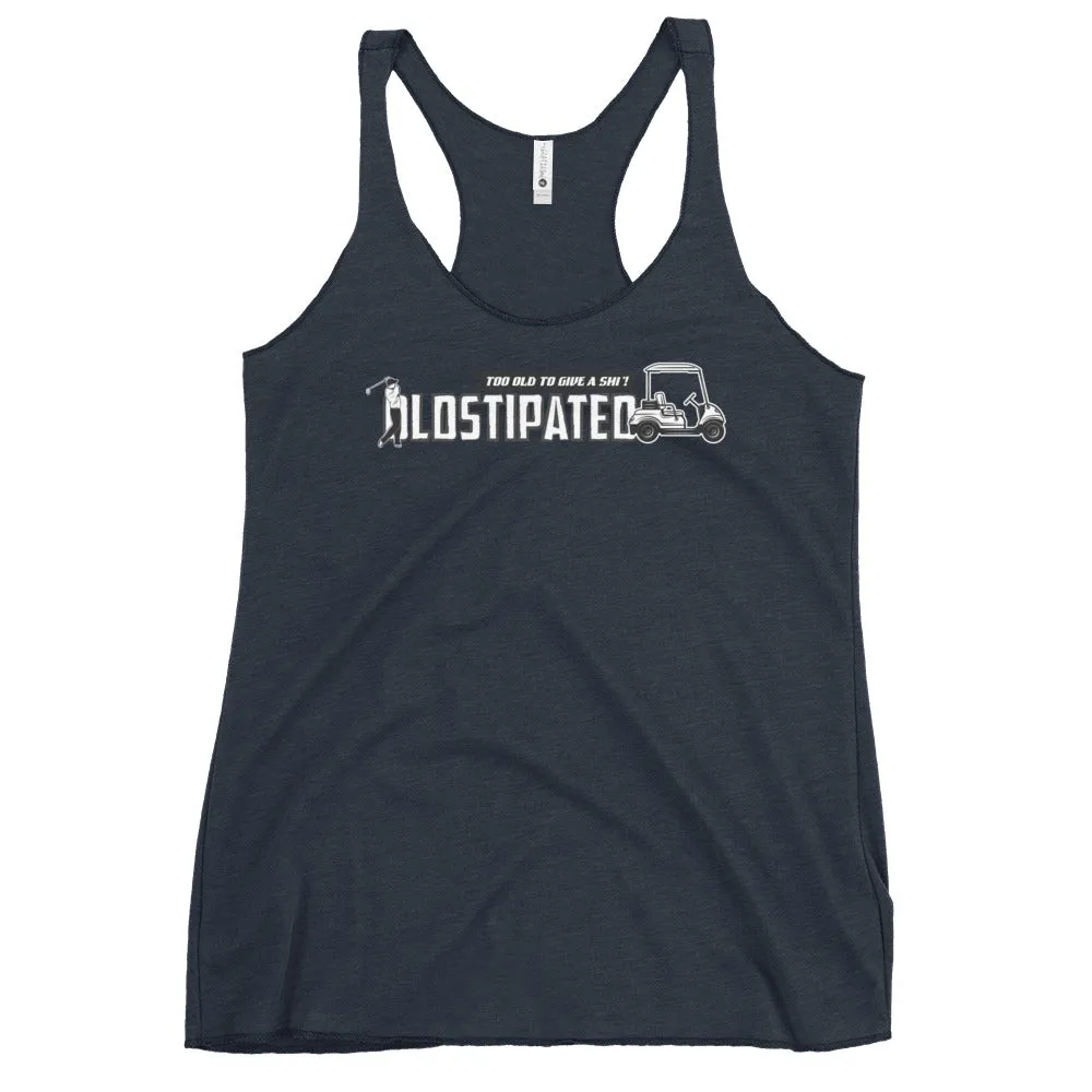 OLDSTIPATED Too Old To Give A Sh Women's Racerback Tank