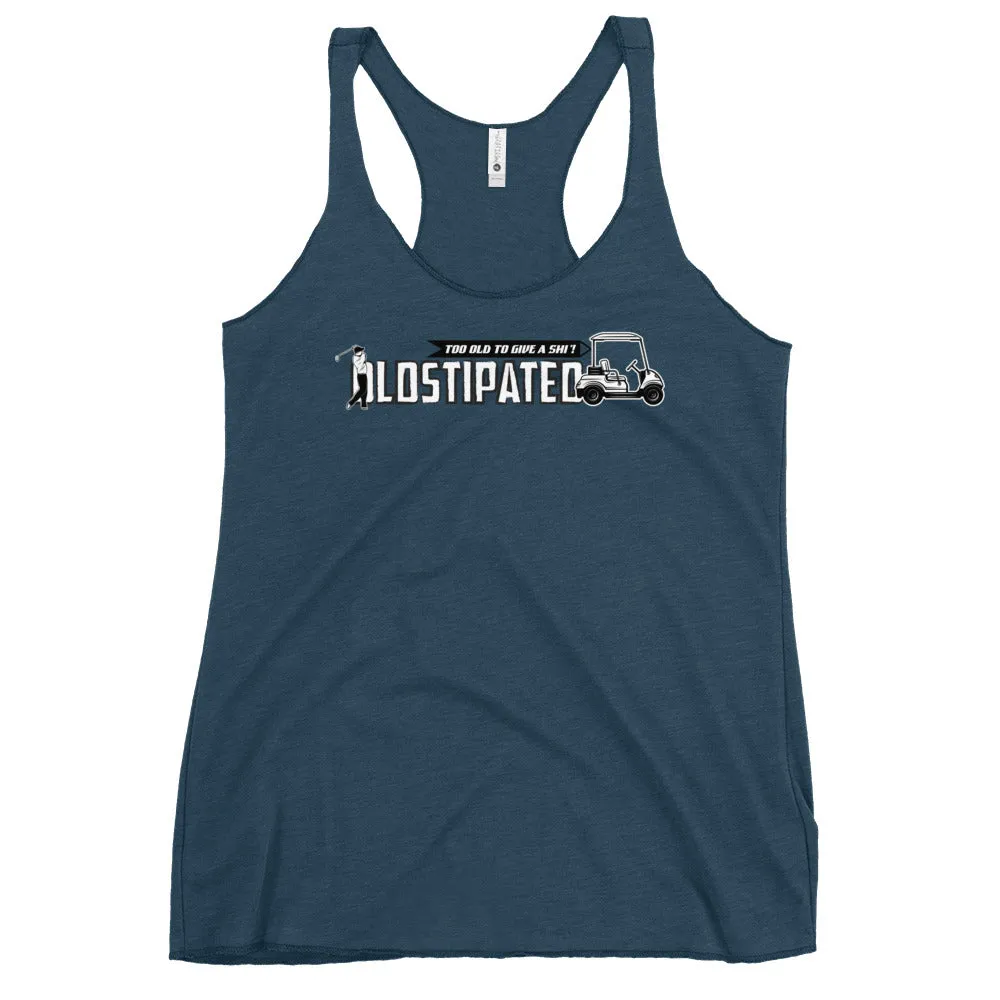 OLDSTIPATED Too Old To Give A Sh Women's Racerback Tank