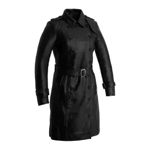 Olivia - Women's Leather Jacket Black