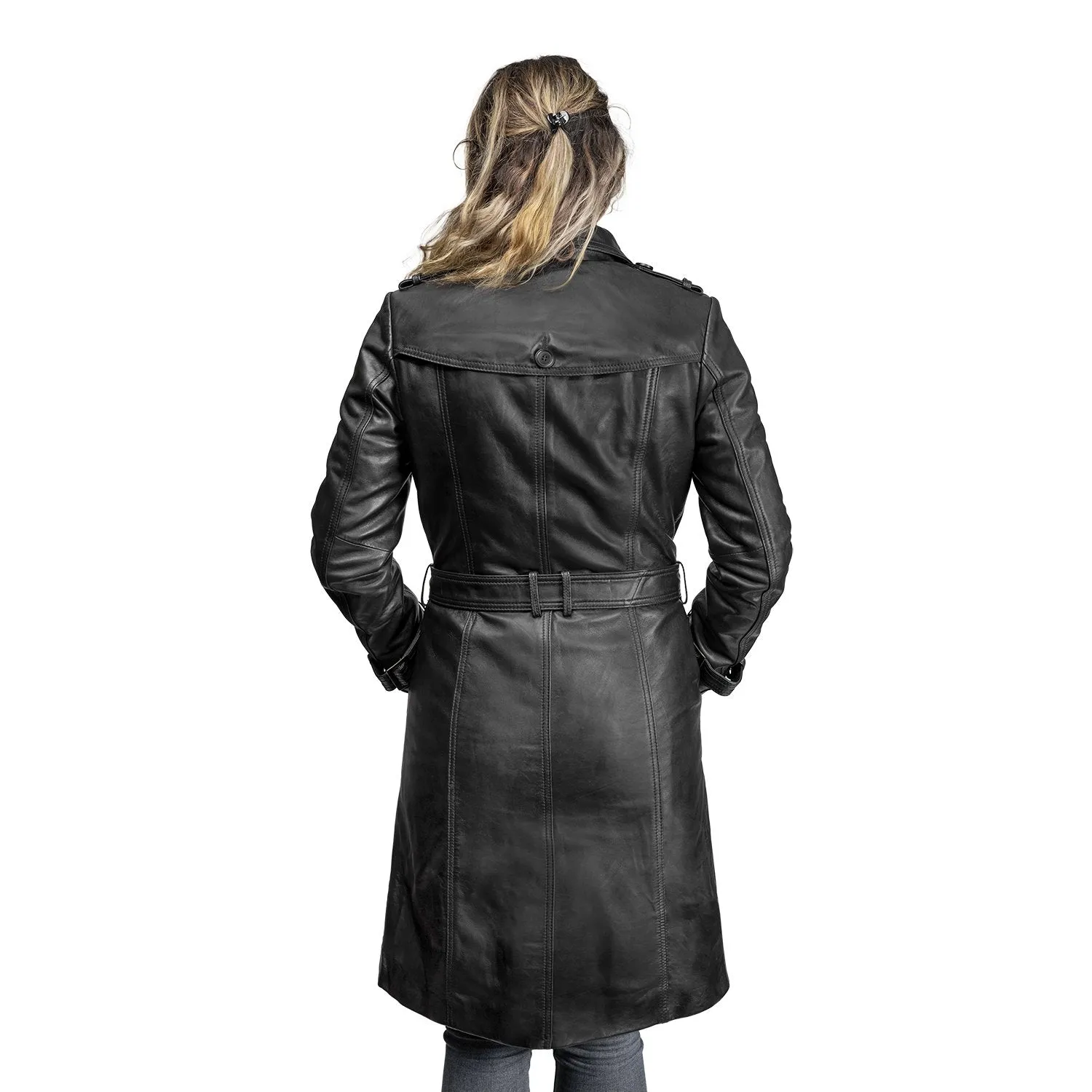 Olivia - Women's Leather Jacket Black