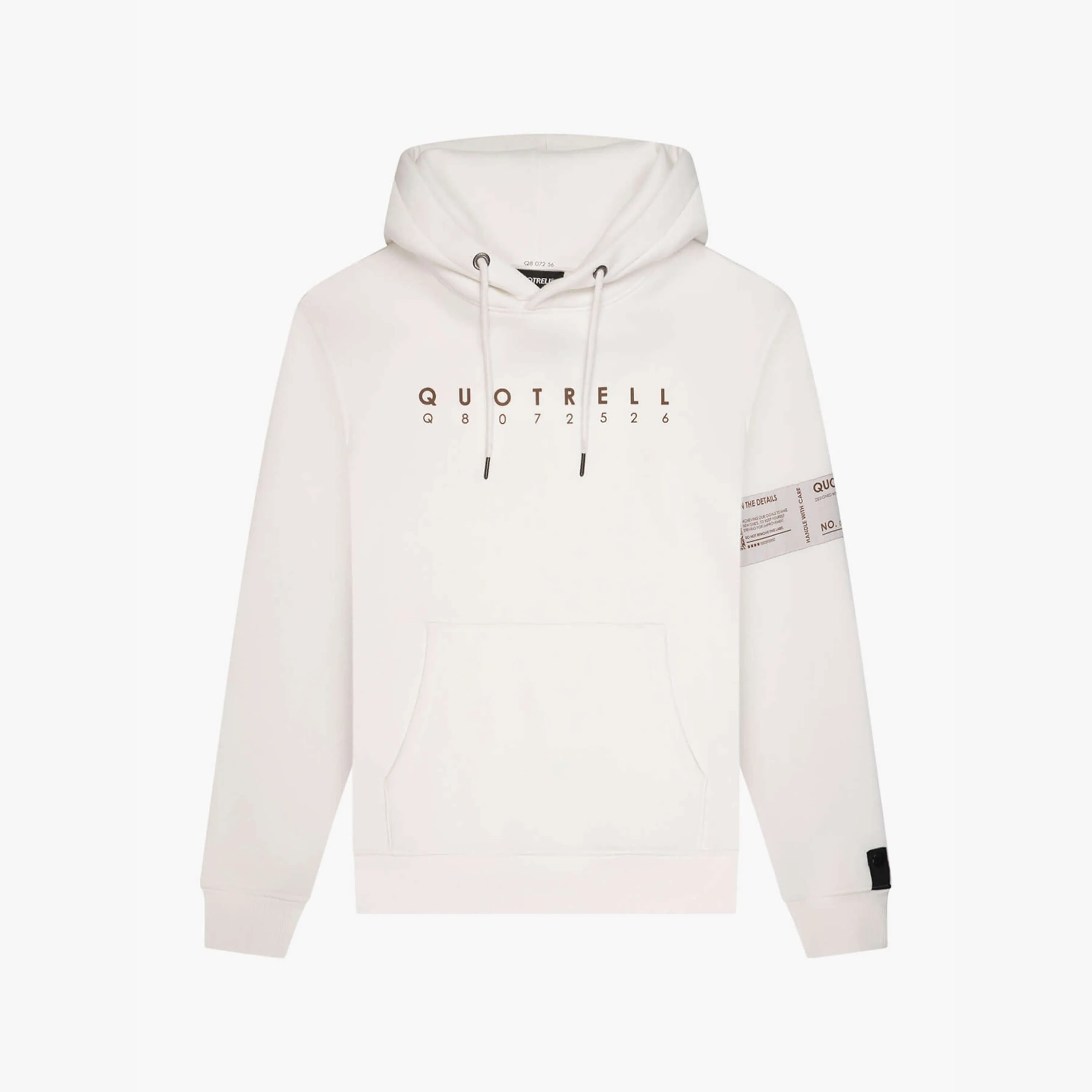 OMEGA HOODIE | OFF WHITE/BROWN