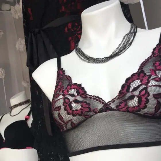 On The Inside Lingerie - Rosa Bra Black