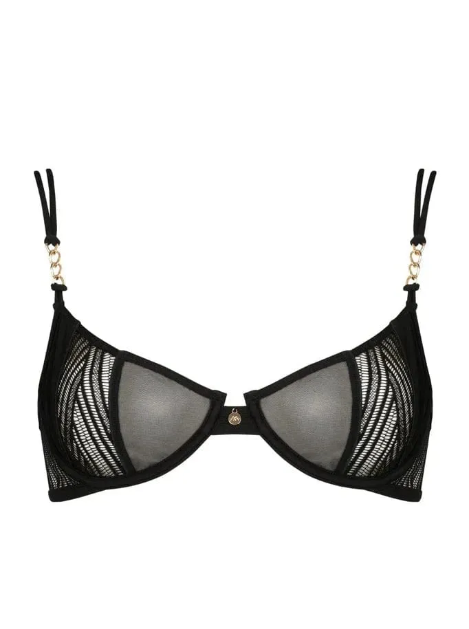 Onde Sensuelle Half-Cup- Black