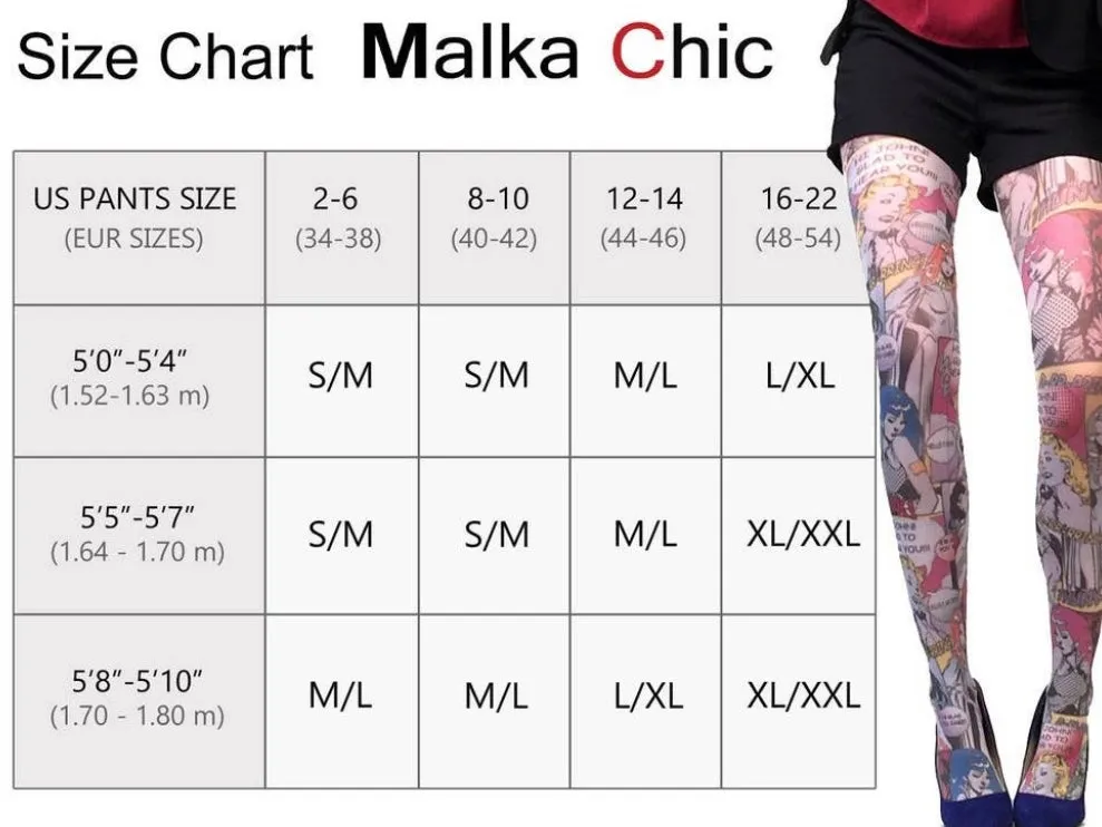 Opaque Solid Footless Tights for Women