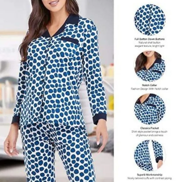 Pajamas for Women Lounge Set Cotton Sleepwear