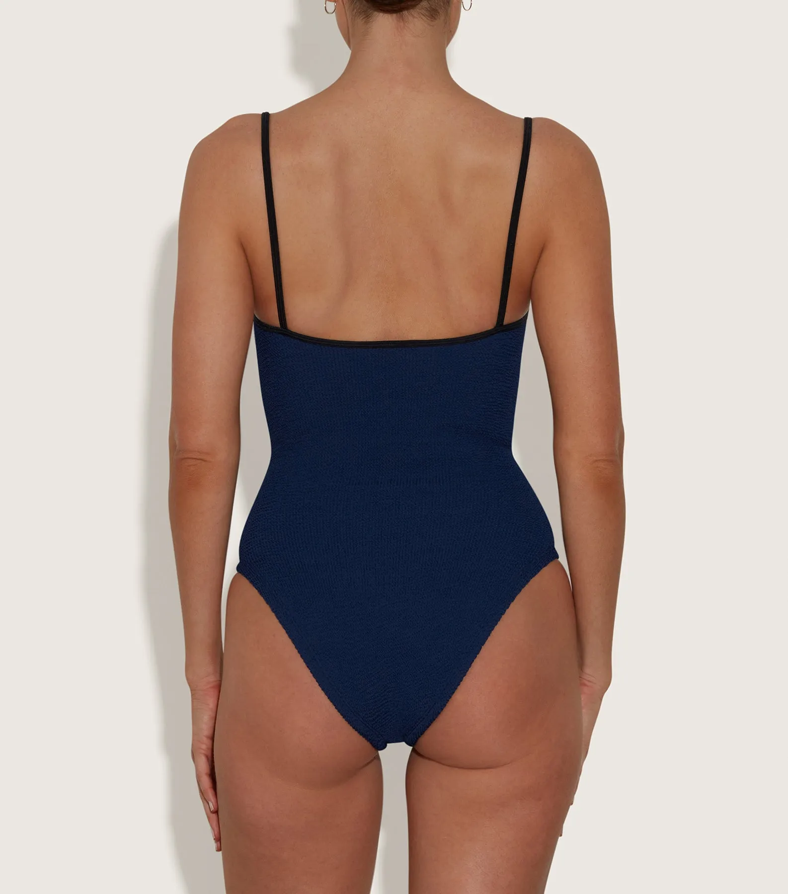 Pamela Swim Contrast - Navy/Black