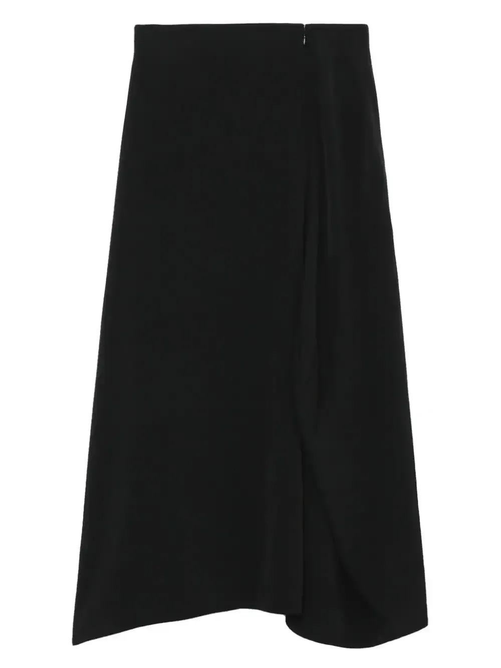 Panel Tuck Flared Skirt