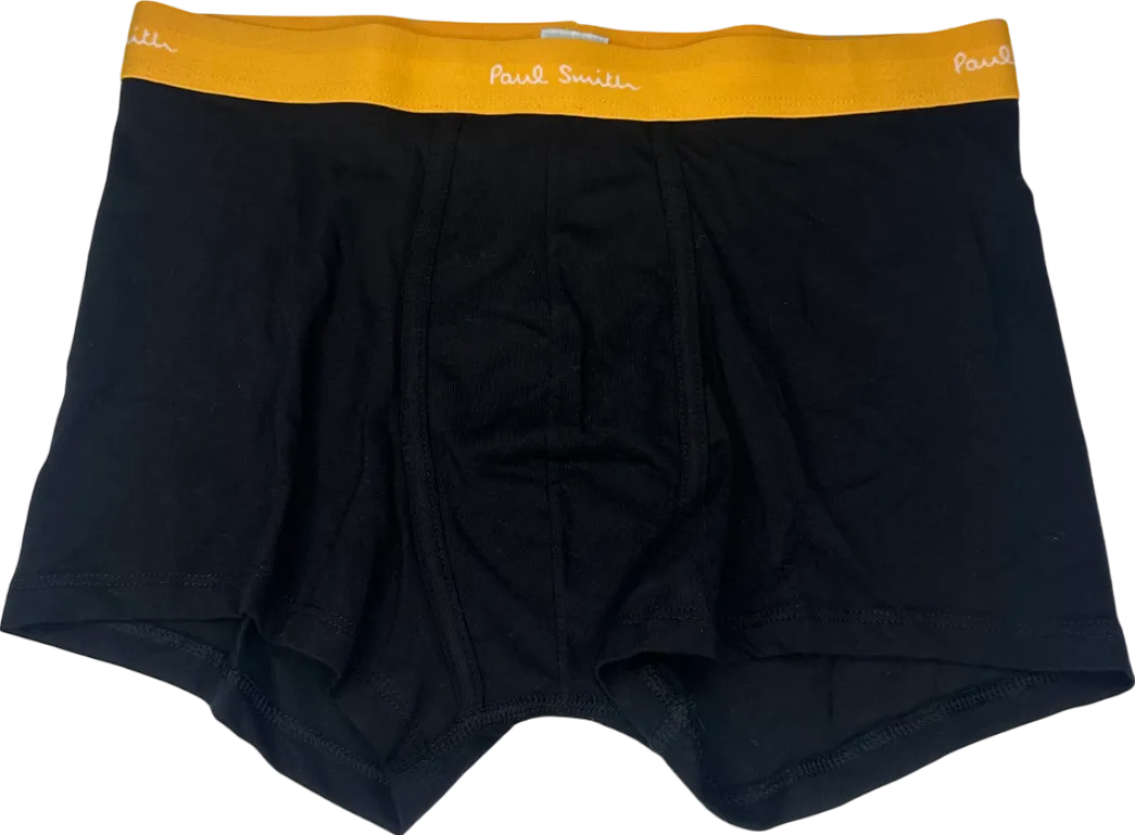 Paul Smith Organic-cotton Black Boxer Briefs UK M