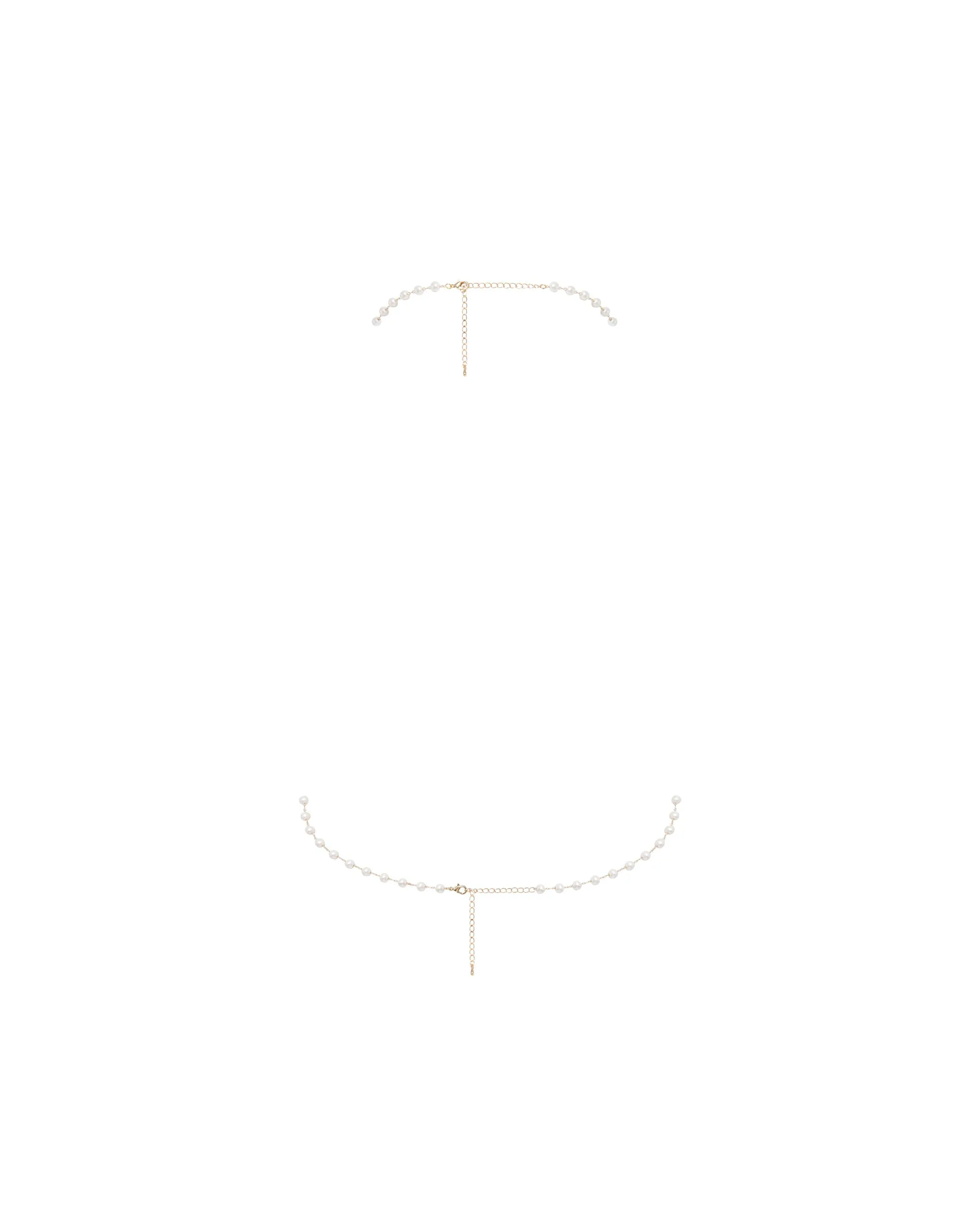Pearl Open Bra Pearl/Gold