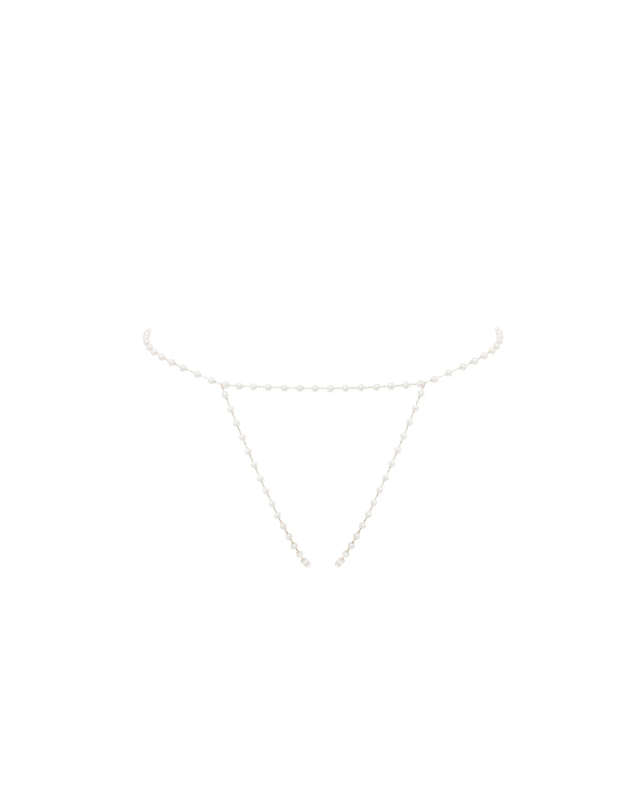 Pearl Open Panties Pearl/Gold