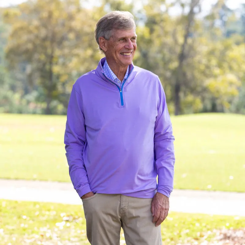 Peter Millar Perth Sugar Stripe Performance Quarter-Zip