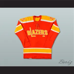 Pierre Paiement 25 WHA Philadelphia Blazers Hockey Jersey