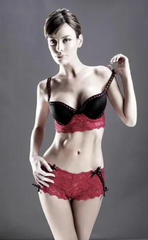 Pink Cami Bra Top with Boyshort