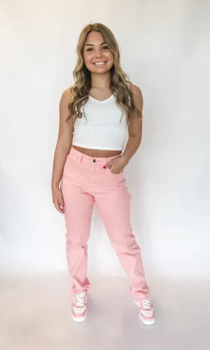 Pink Dreams Carpenter Jeans