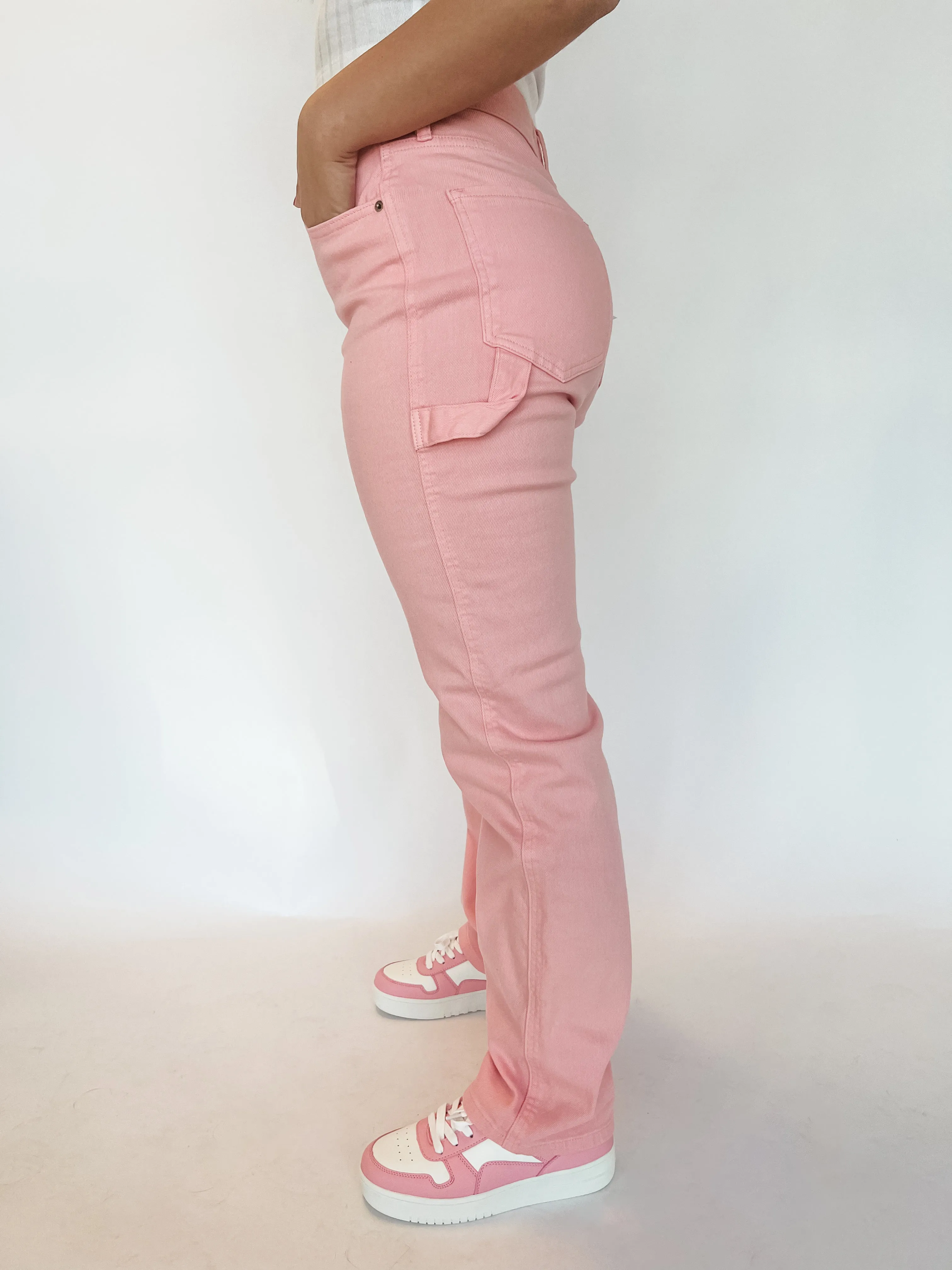 Pink Dreams Carpenter Jeans