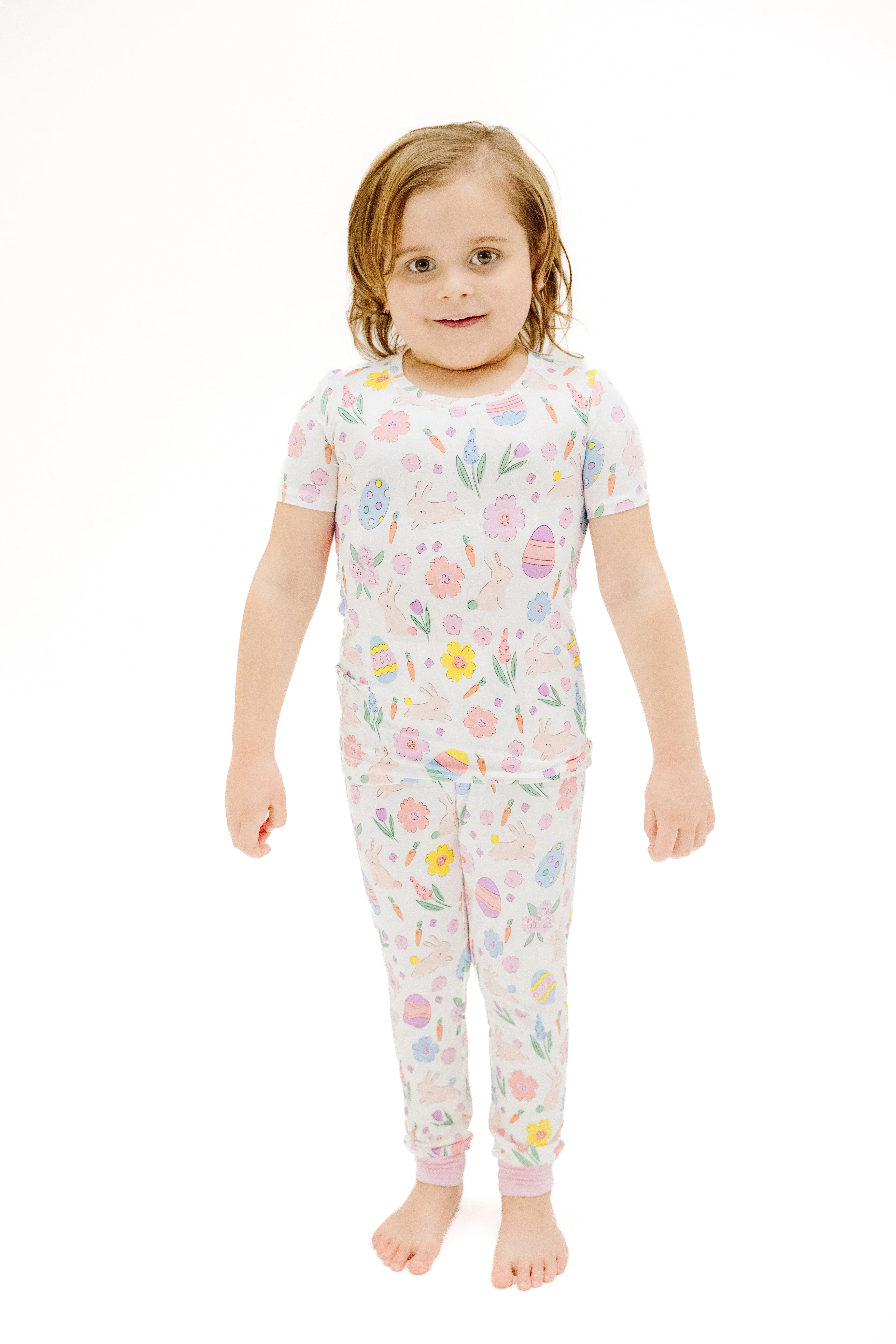 Pink Easter Bunnies Loungewear Sleep Set