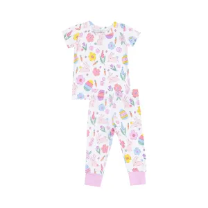Pink Easter Bunnies Loungewear Sleep Set