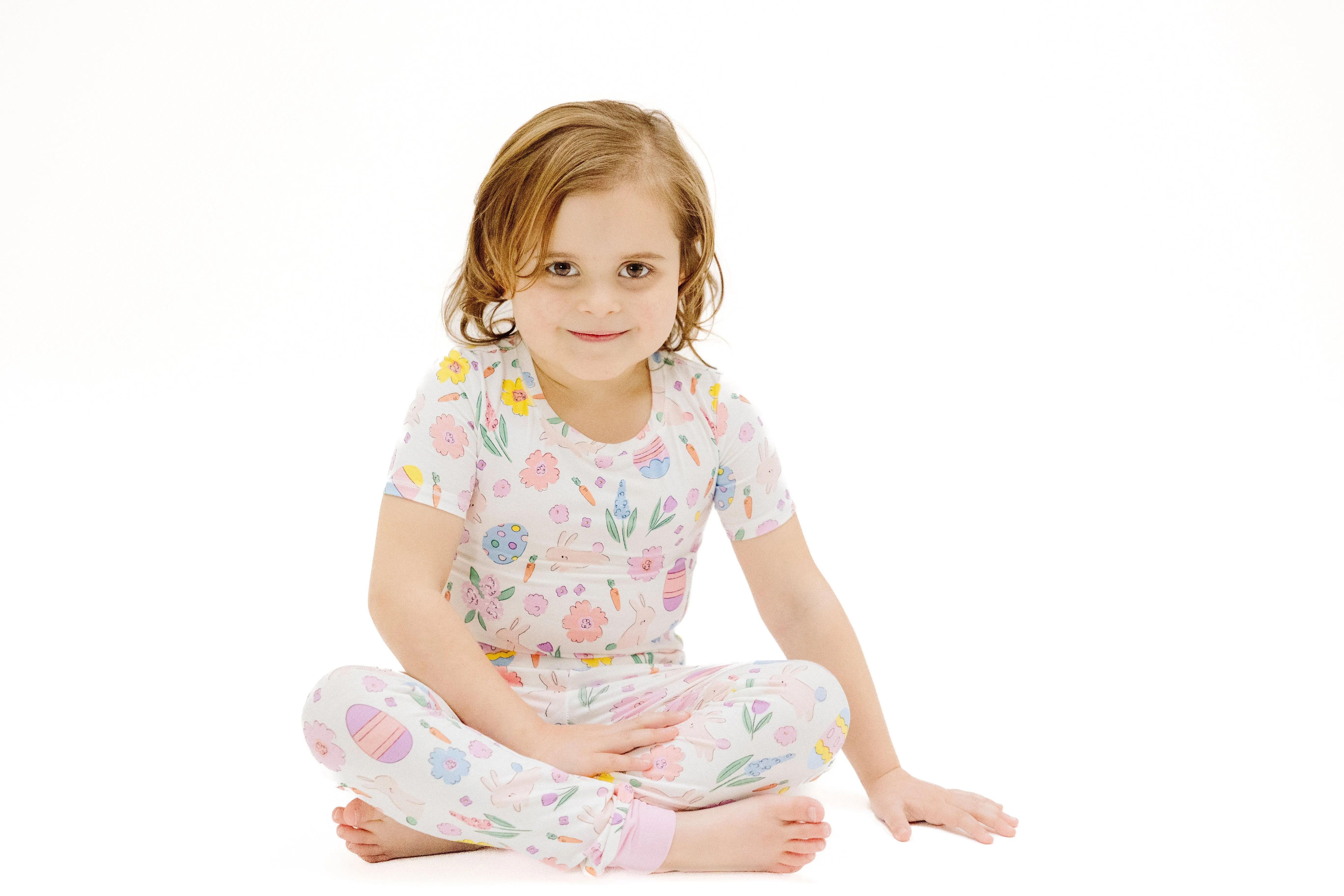 Pink Easter Bunnies Loungewear Sleep Set