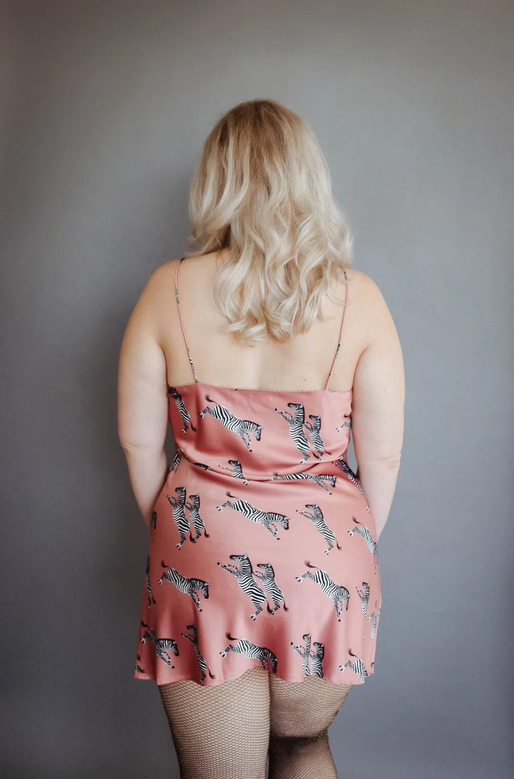 Pink Zebra Slip