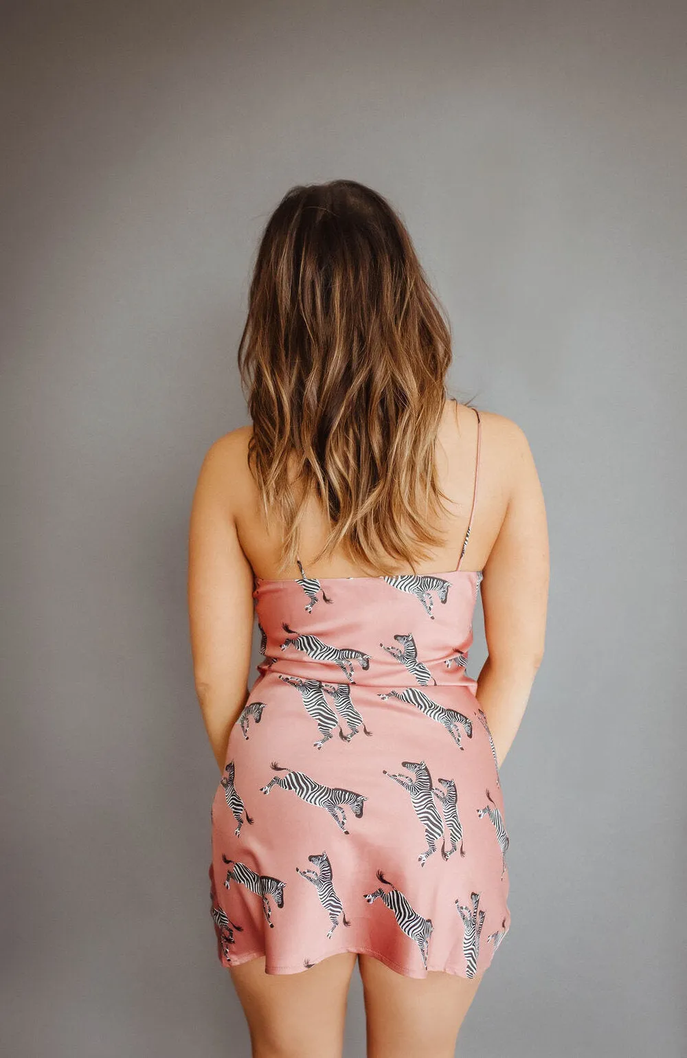 Pink Zebra Slip