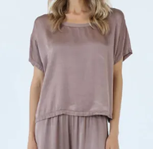 PJ Harlow Daydream Kit Satin Tee - Copper