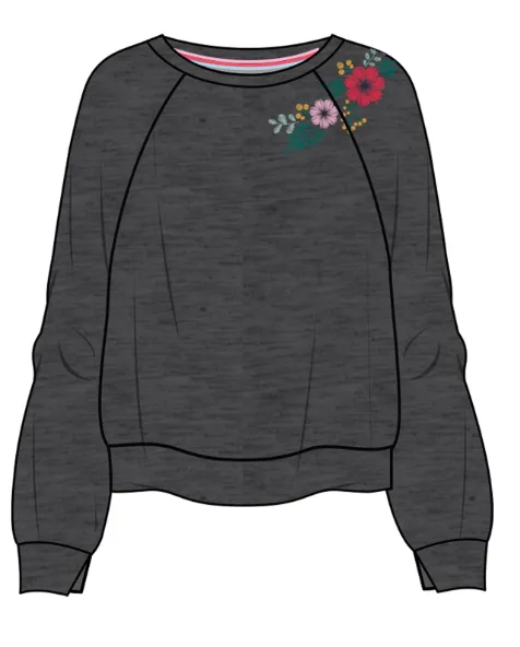 PJ Salvage Grateful Heart Long Sleeve Top