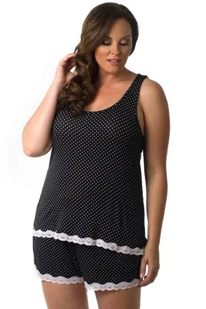Plus Dotted Short PJ