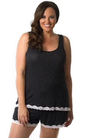 Plus Dotted Short PJ
