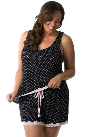 Plus Dotted Short PJ