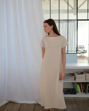 Pluto - Gea Cotton Nightdress - Macadamia