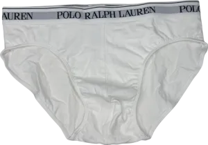 Polo Ralph Lauren White Low-rise Brief UK XL