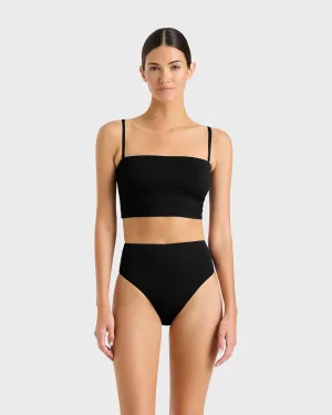 Poppy Bikini Bottom - Black